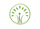 Physiotherapie Logo, Mensch Logo, Natur Logo, Kreis Logo