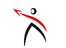 , Pfeil Mensch Logo kaufen
