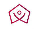 Haus Logo, Mensch Logo