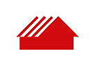 Haus, Dachdecker Logo