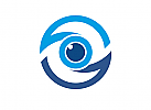 Logo Auge, Security, Kreis, S