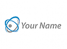 Person, Mensch in bewegung und Kreise Logo
