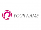 Spirale und Kreise, Halbkreise Logo