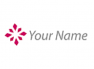 Blume, Viele Diamanten zusammen Logo