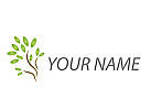 Baum, Pflanzen, Bltter, Grtner Logo
