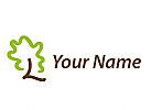 Baum, Pflanzen, Bltter, Grtner Logo