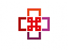 Kreuz, Quadrate, Logo