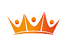 Menschen, Krone, Logo