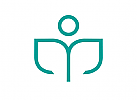 Mensch, Blume, Natur, Logo