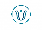 Siegel, Blume, Mensch, Logo