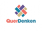 Fliesen, Parkett, Abstrakt, Logo Design