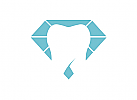 Zahn, Diamant, Dental Logo